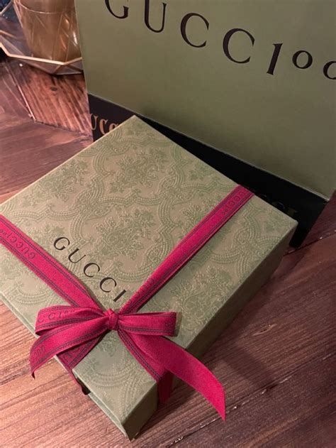 gucci shopping paper carrier bag and foulard box and ribbon|gucci gift wrapping uk.